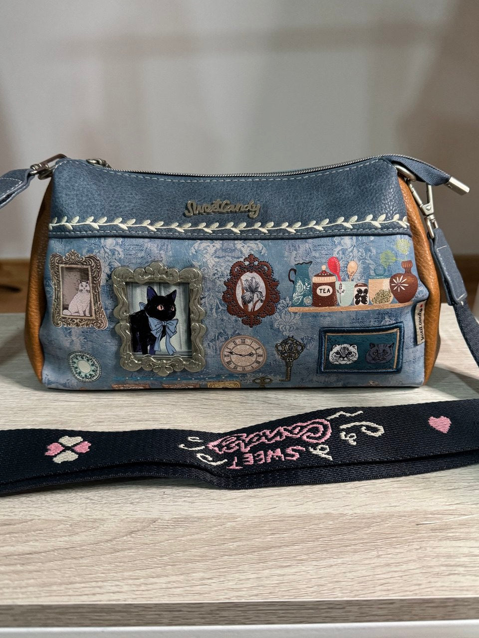 Bolso bandolera azul Sweet Candy