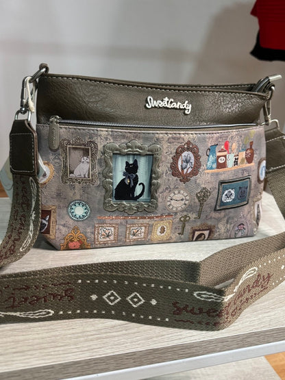 Bolso bandolera marrón Sweet Candy