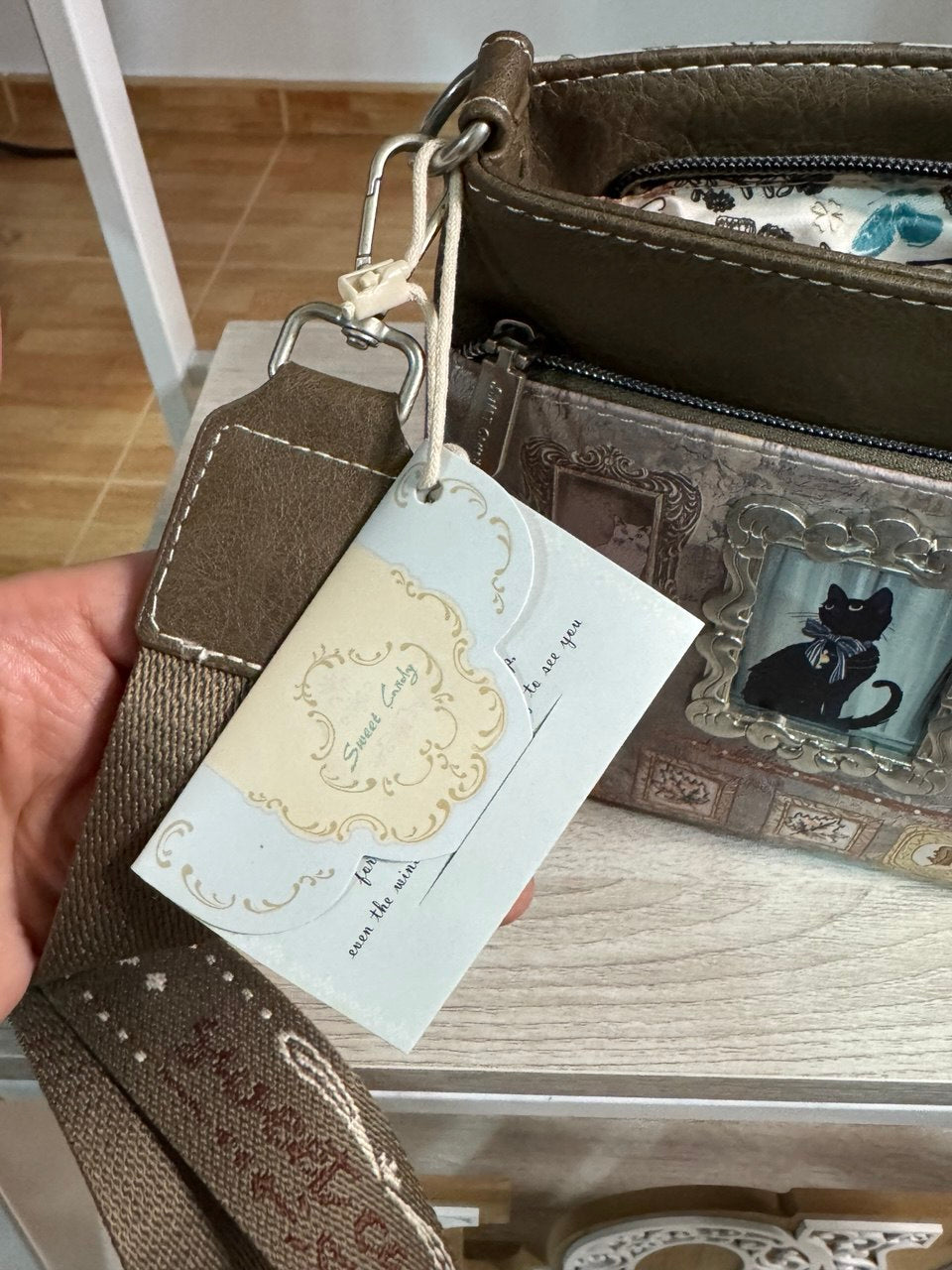 Bolso bandolera marrón Sweet Candy