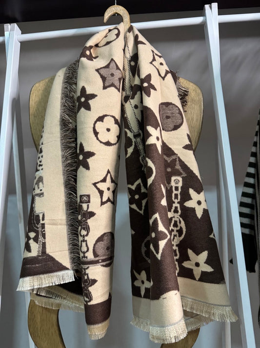 Bufanda Doble Cara Estilo Luxury