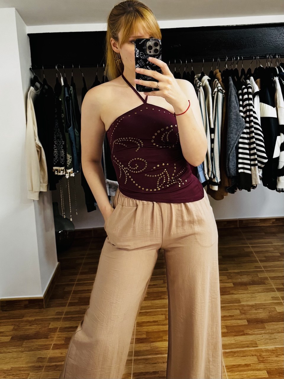 Top halter asimétrico (varios colores)