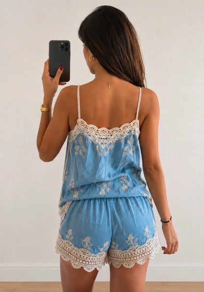 Conjunto Blue Boho