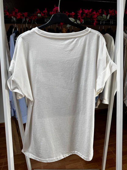 Camiseta blanca Rock