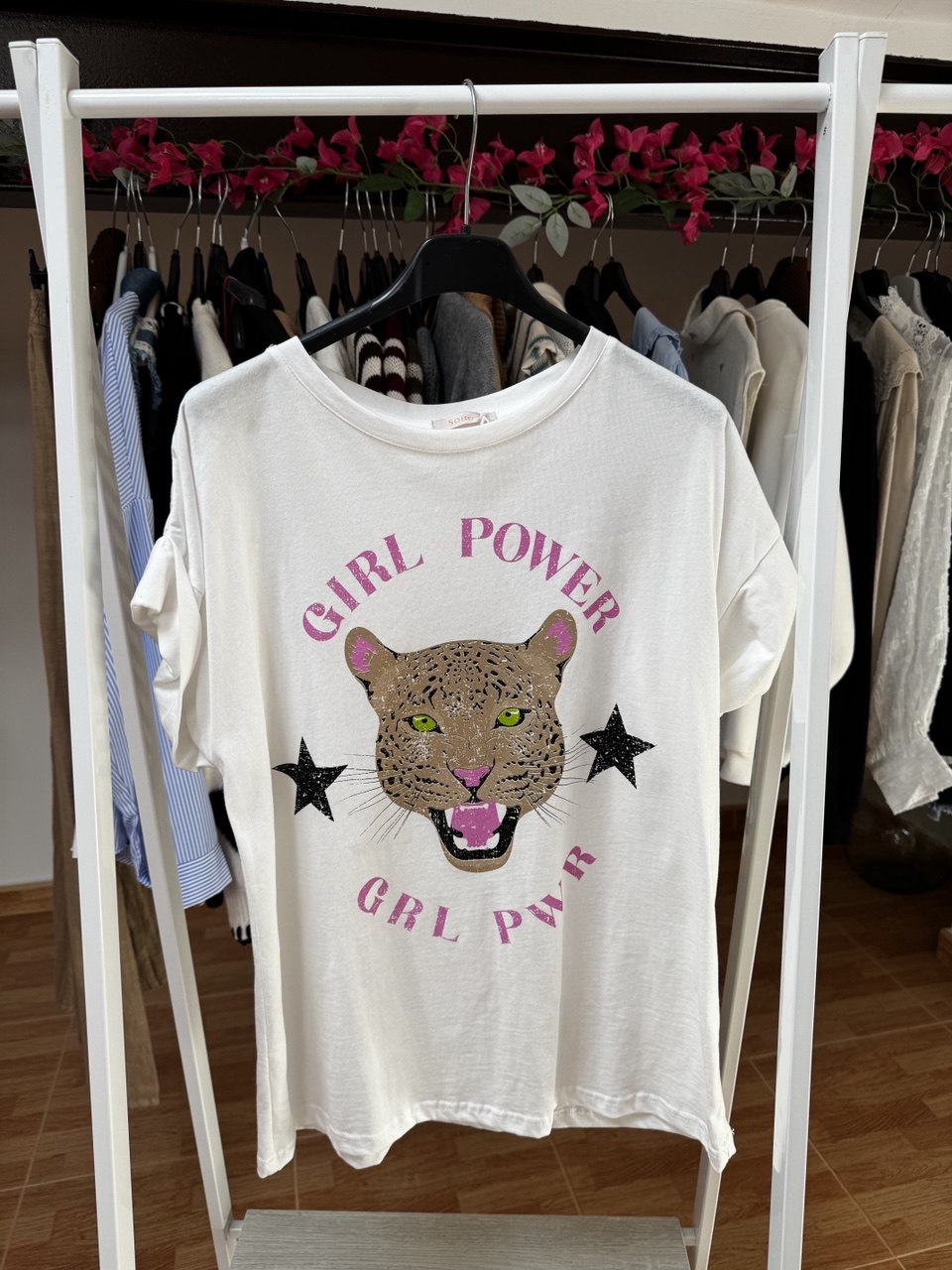 Girl Power White Short Sleeve T-Shirt
