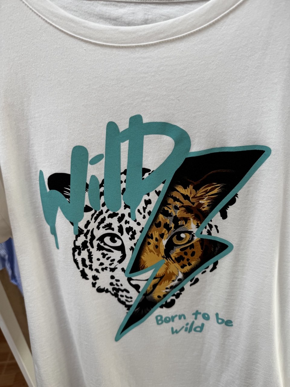 Camiseta manga corta blanca Wild