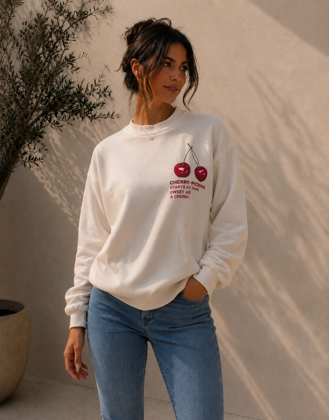 Black cherry perfection sweatshirt