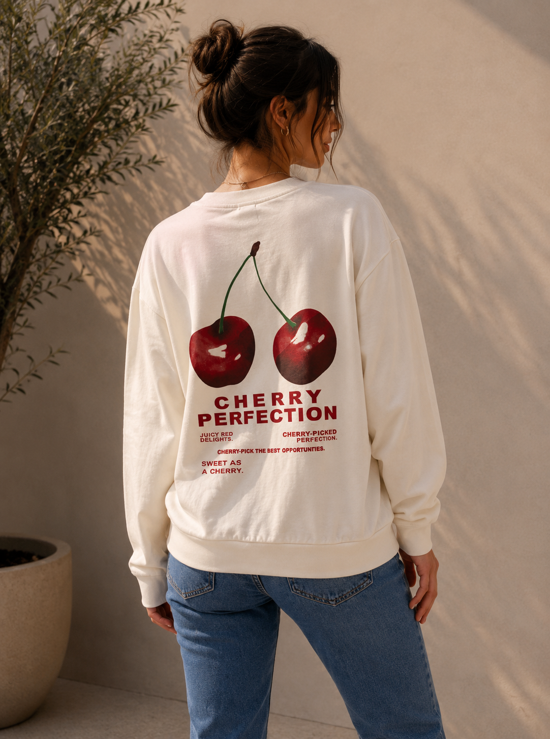 Black cherry perfection sweatshirt