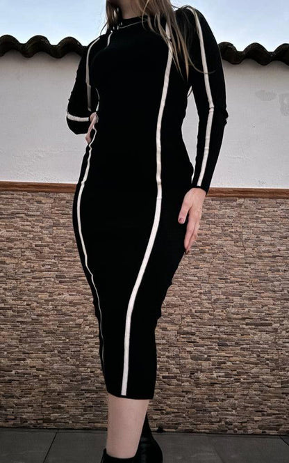 Vestido de punto silueta